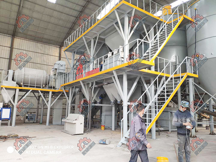 鄭州屹成設計生產瓷磚膠生產線設備